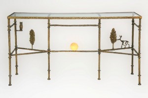 Giacometti Cypress Tree Console Bronze