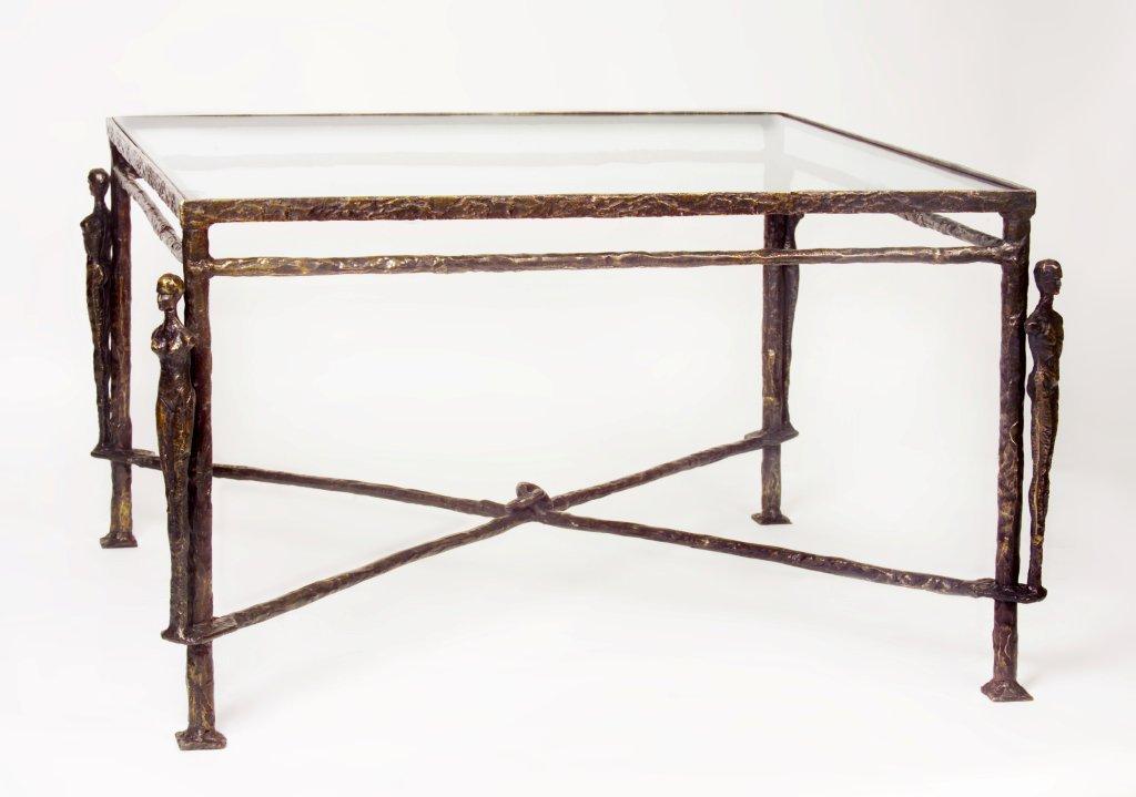 Diego Giacometti Caryatids Bronze Table