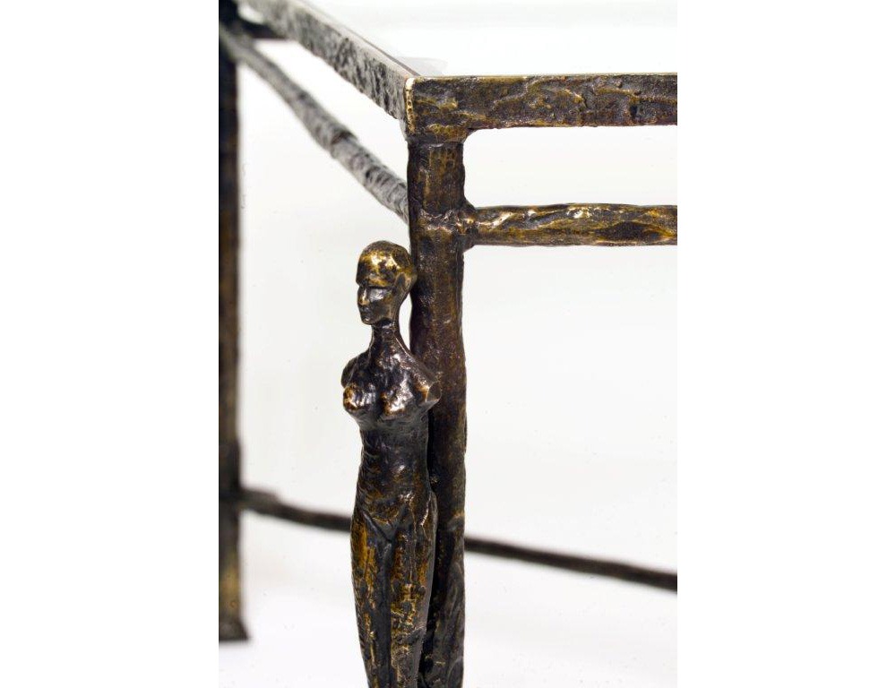 Diego Giacometti Caryatids Bronze Table Detail