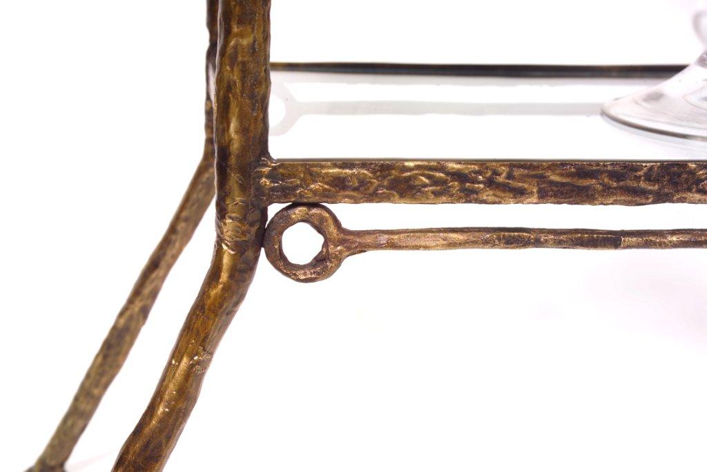 Giacometti Detail Stretcher Bookcase Etagere