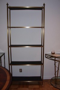 Brass, Bronze Bookcase Étagère