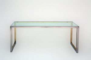 Waterfall Coffee Dining Console Table