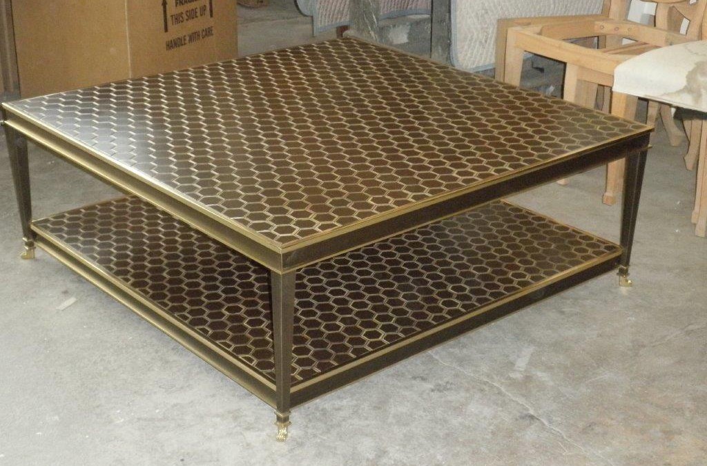 Thomas Buraki Base Brass Bronze Table